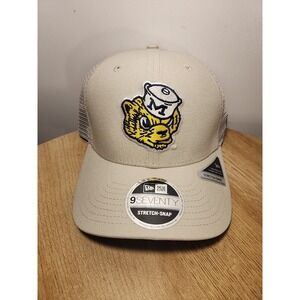 New Era Natural Michigan Wolverines Stone 9SEVENTY Stretch-Snap Snapback Hat NEW